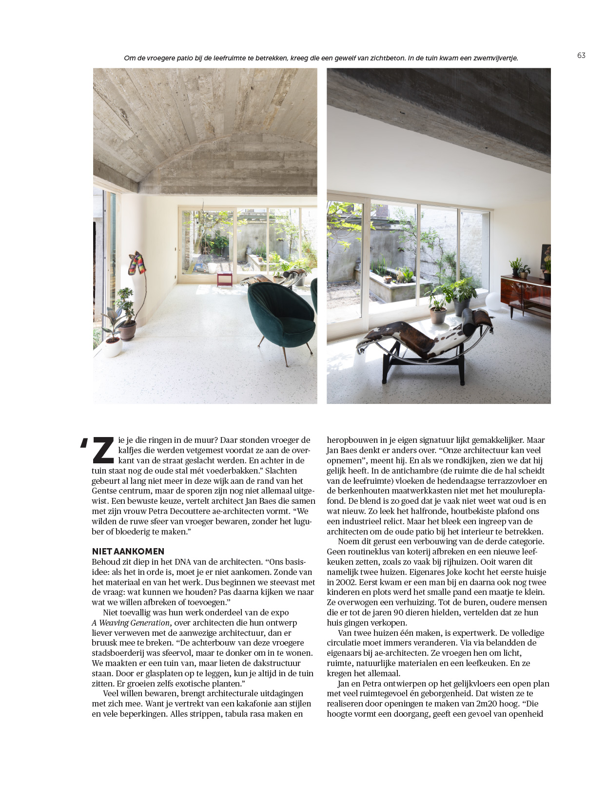 De Morgen - Binnenkijken